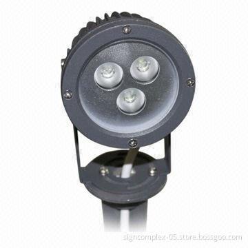 6W LED Garden Lamp with High-quality Power LED Light Source and Constant Current Driver